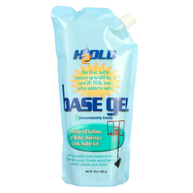 H2Old, Base Gel Basketball Goal Portable Bases Polymer, 16 Oz.