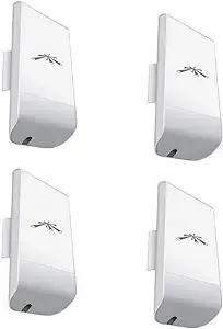 Bundle of 4 Ubiquiti NanoStation Loco M5 Outdoor Mimo 11N 5GHz. LocoM5