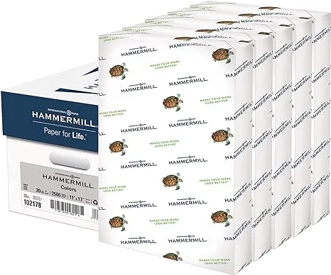 Hammermill Recycled Colored Paper, Green - 500 sheets