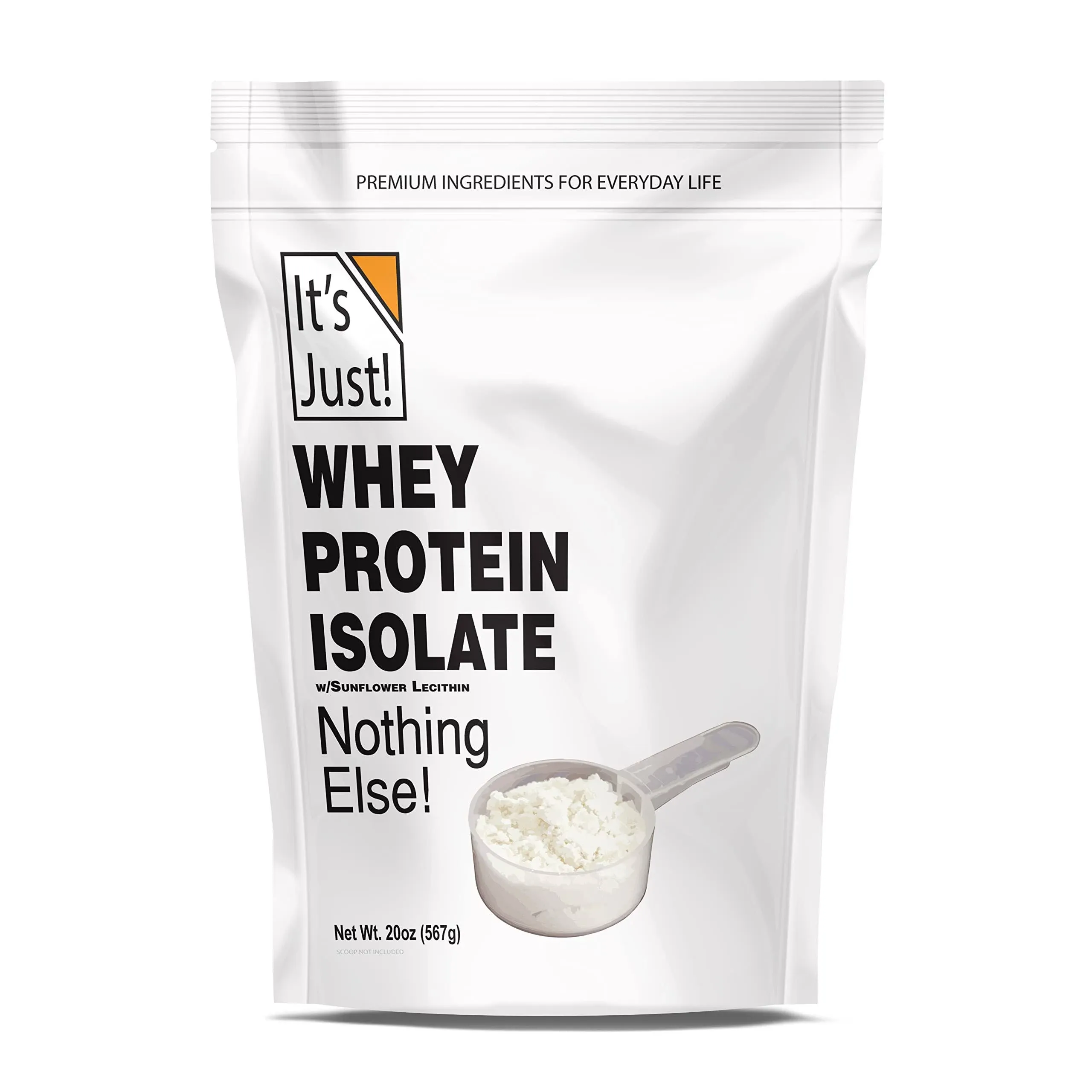 It's Just! - Milk Protein Concentrate Powder, Naturally 80% Casein / 20% Whey, rBSH/RBST Hormone Free, No Added Sugar (1 Pound, Unflavored)