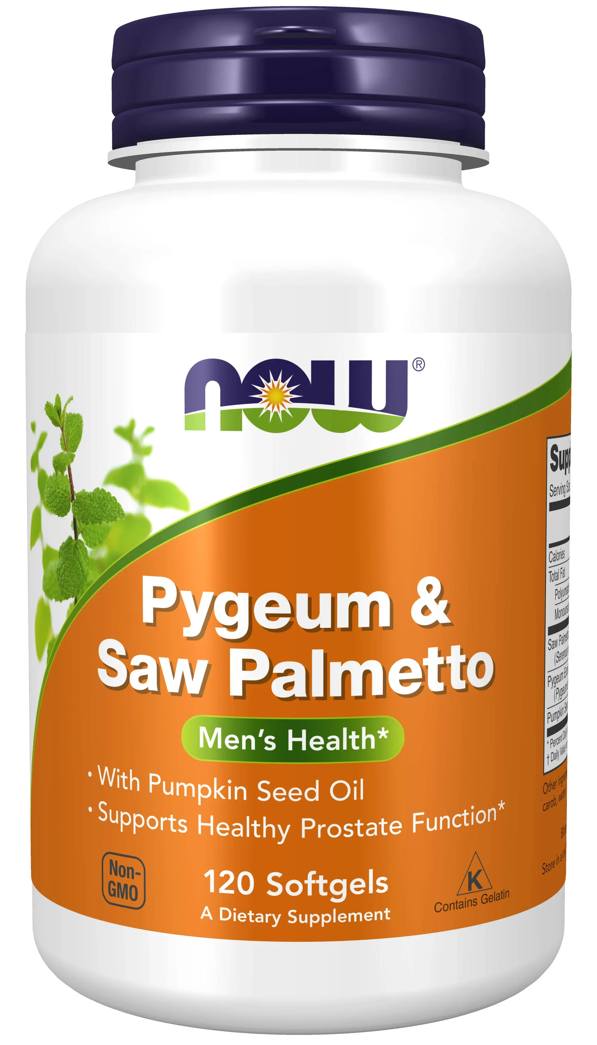 NOW Foods, Pygeum & Saw Palmetto, Men's Health, 60 Softgels