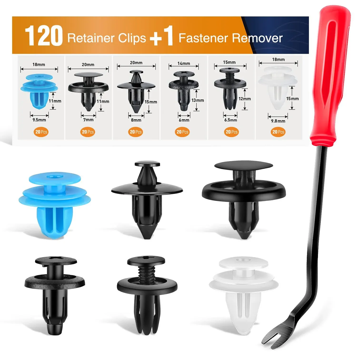 GOOACC Car Bumper Retainer Clips