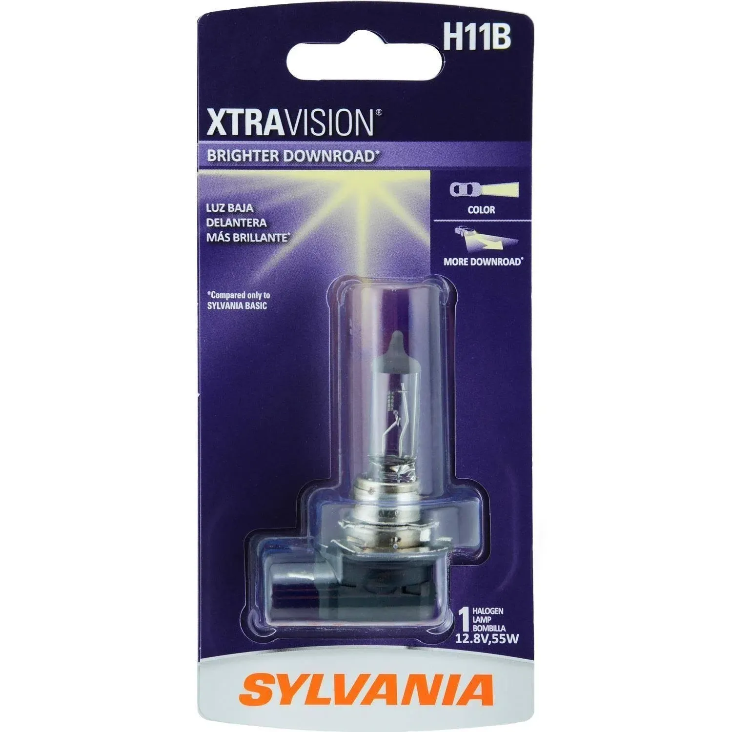 Sylvania - H11B XtraVision - High Performance Halogen Bulb Low Beam Fog Bulb