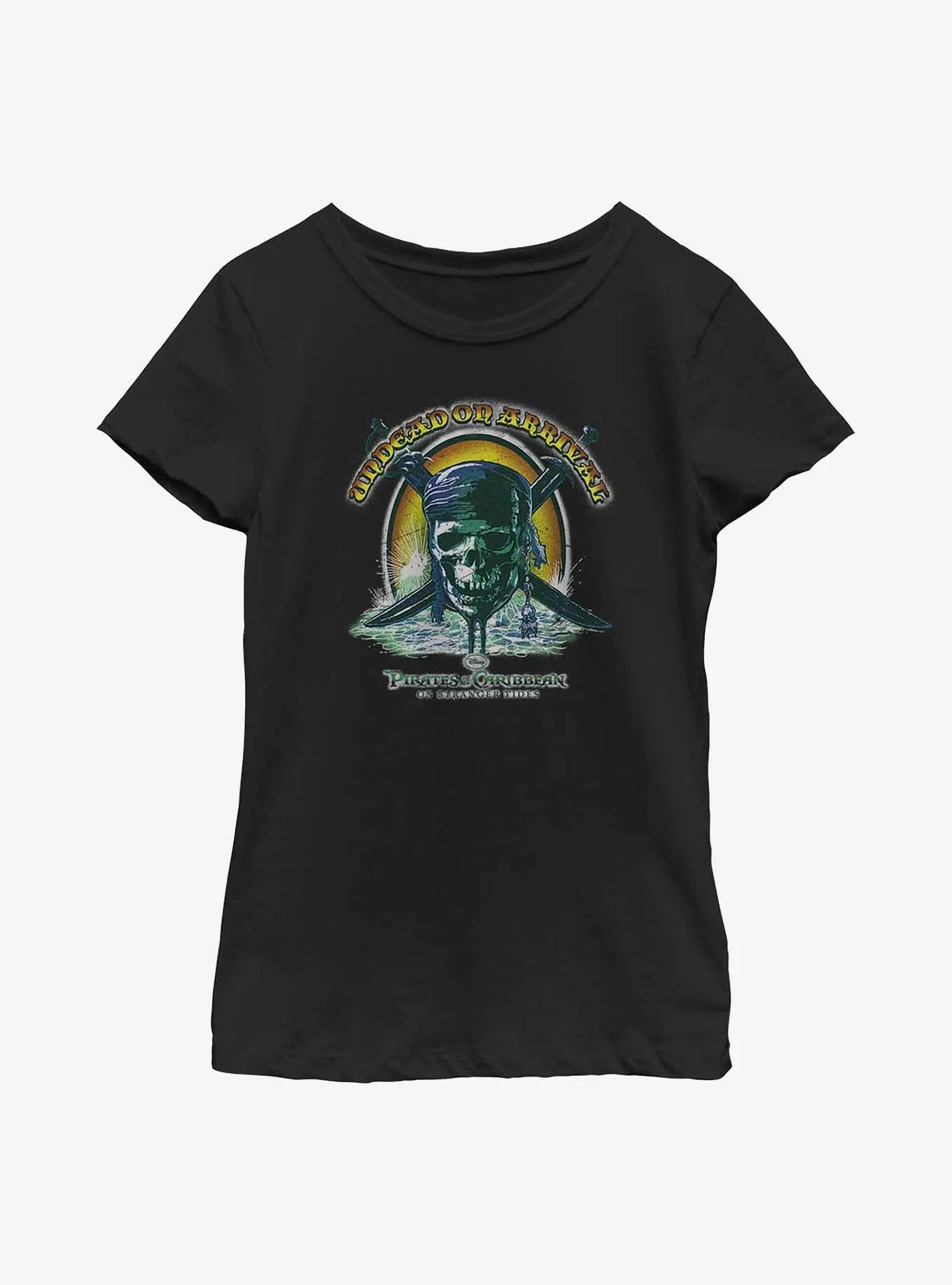 Disney Pirates Of The Caribbean: On Stranger Tides Undead On Arrival Youth Girls T-Shirt | BoxLunch