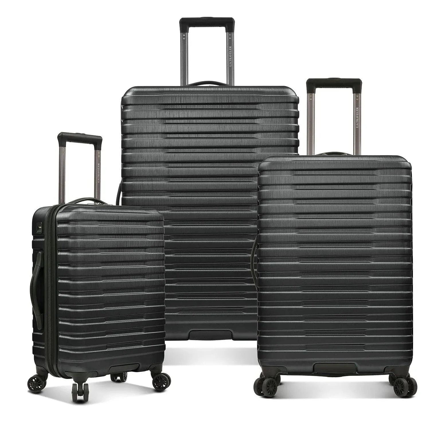 U.S. Traveler Boren Hardside Spinner Luggage | 3-Piece Set