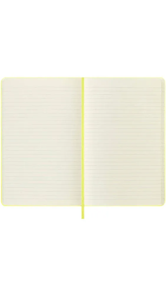 Moleskine Classic Notebook, Large, Ruled, Hay Yellow, Hard Cover (5 x 8.25)