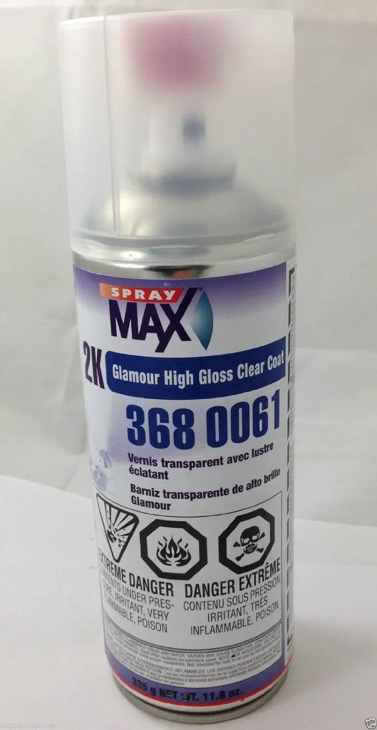 SprayMax 2K Glamour High Gloss Aerosol Clear