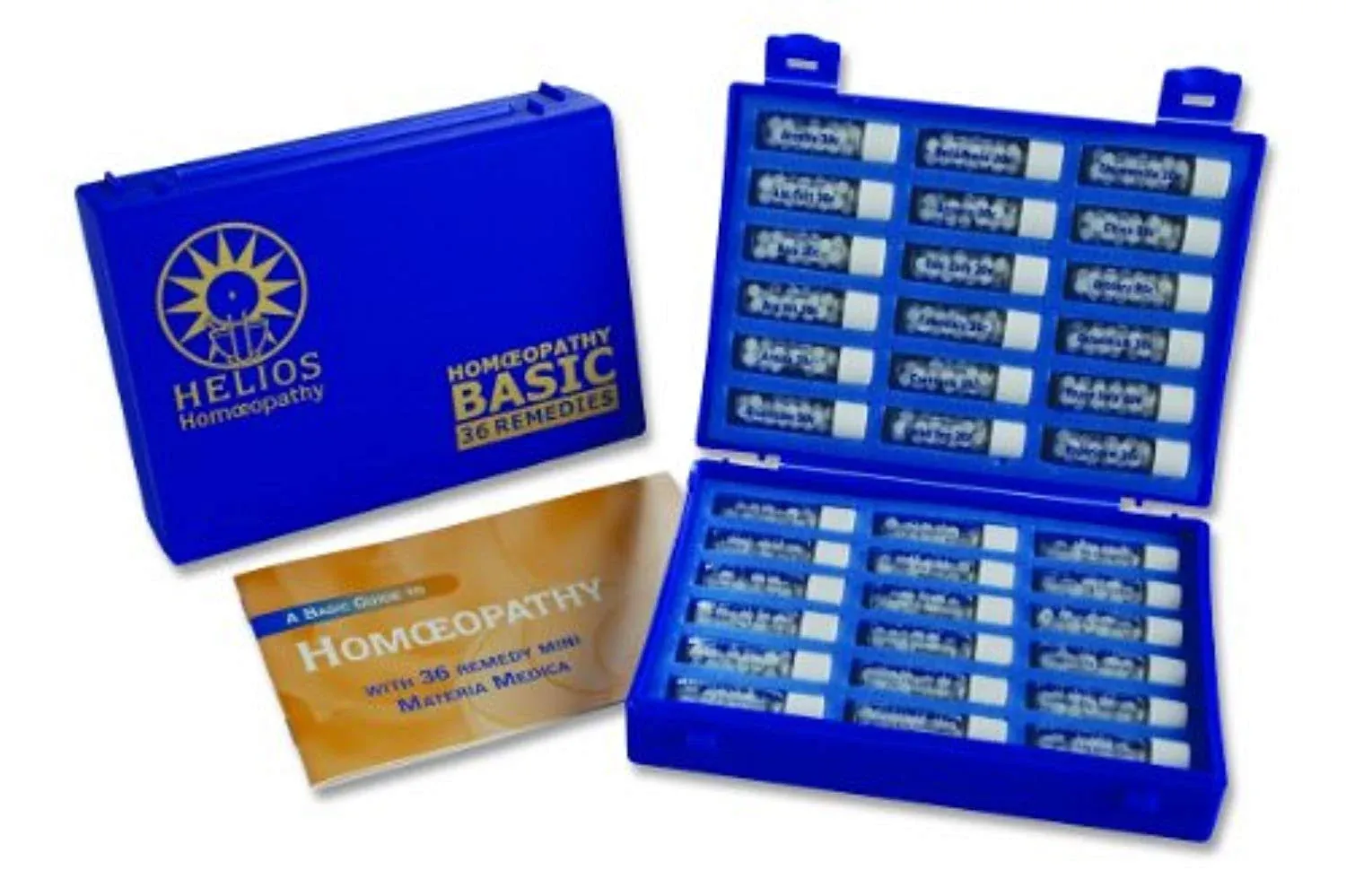 Helios 36 Remedy Deluxe Family Homeopathy Kit