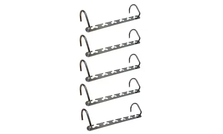 Closet Space Saving Hangers - Sturdy Metal Collapsible Multiple Hooks As Seen TV