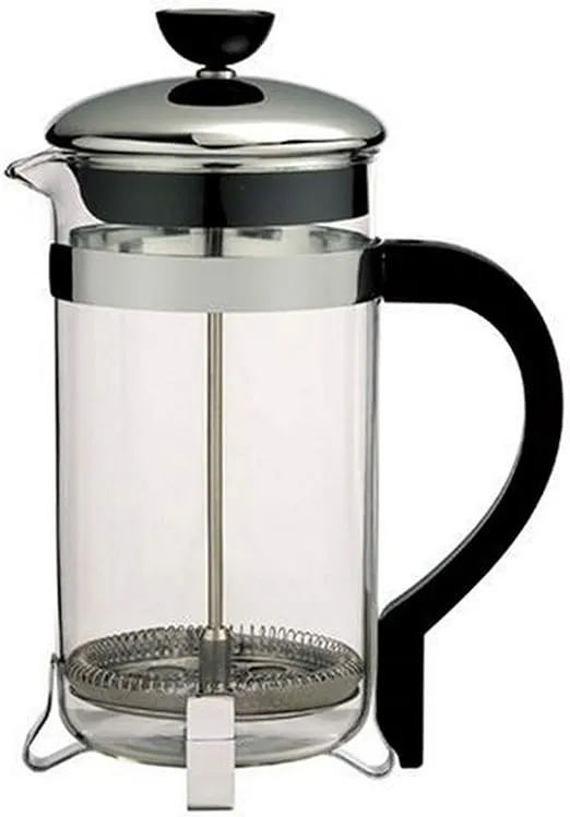 Primula 4 Cup Classic Coffee Press, Chrome - 0.45 Liters