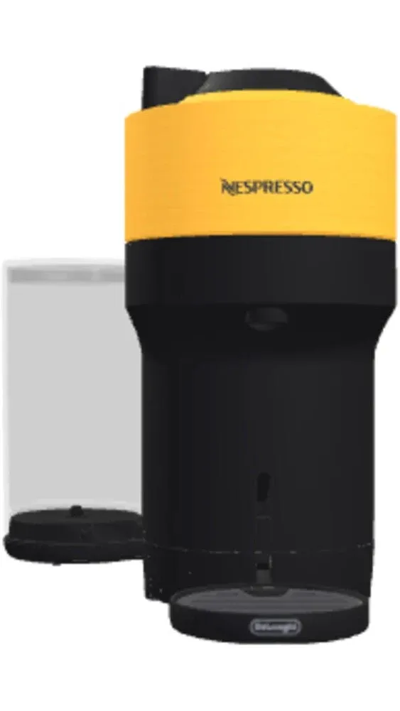 Nespresso Vertuo Pop+ Coffee and Espresso Machine by De'Longhi, Mango Yellow