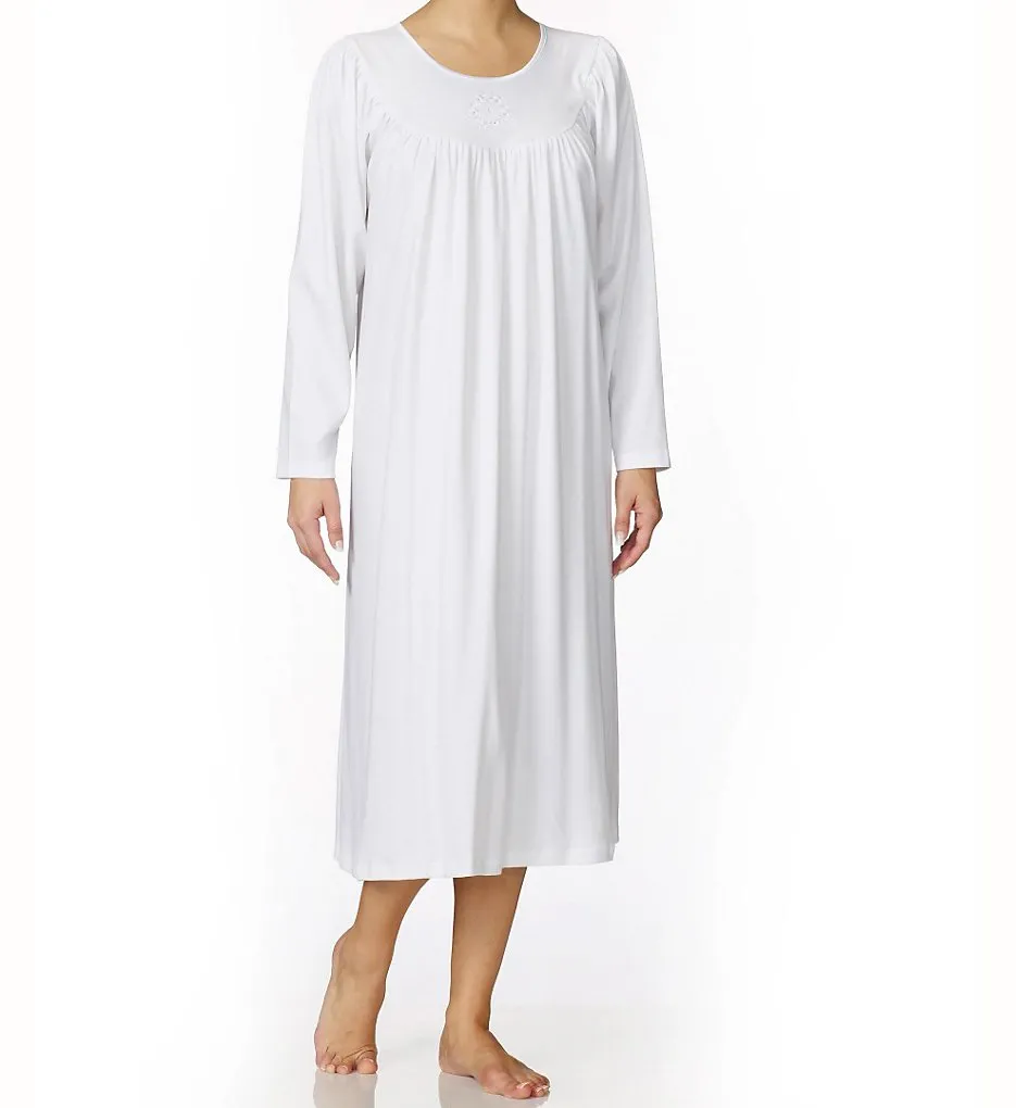 Calida Women's 33300 Soft Cotton Long Sleeve Nightgown