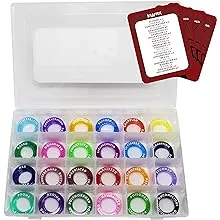 Kraftex DND Condition Rings [96pcs]: DND Accessories for Dungeon Masters to Track DND Spell Effects. Condition Markers D&D Accessories use as DND Tokens, DND Ring, DND Status Markers or DM Tools.