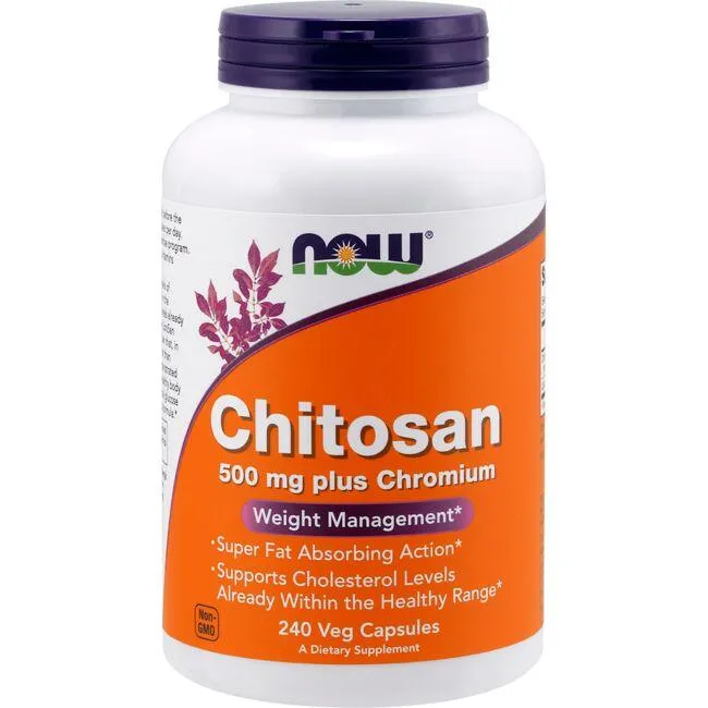 Now Foods Chitosan 500 mg plus Chromium