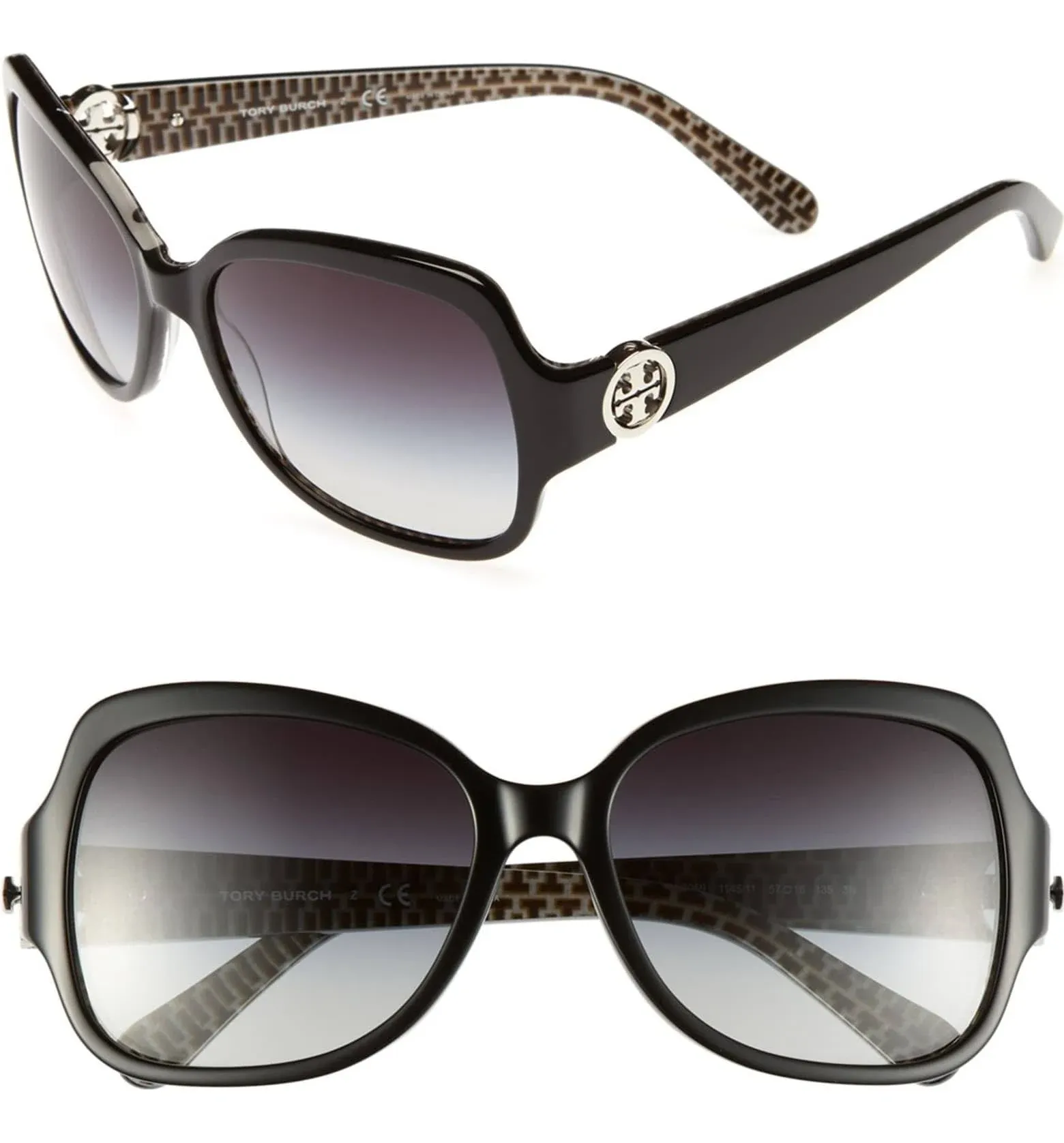 Tory Burch Women's 0TY7059 Sunglasses, Black