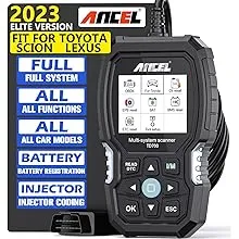 ANCEL TD700 OBD2 Scanner Fits for Toyota Lexus Scion Engine Car Diagnostic Scan Tool All System Code Reader Transmission Fluid Temperature TPMS Relearn ABS Available for Some Models Only