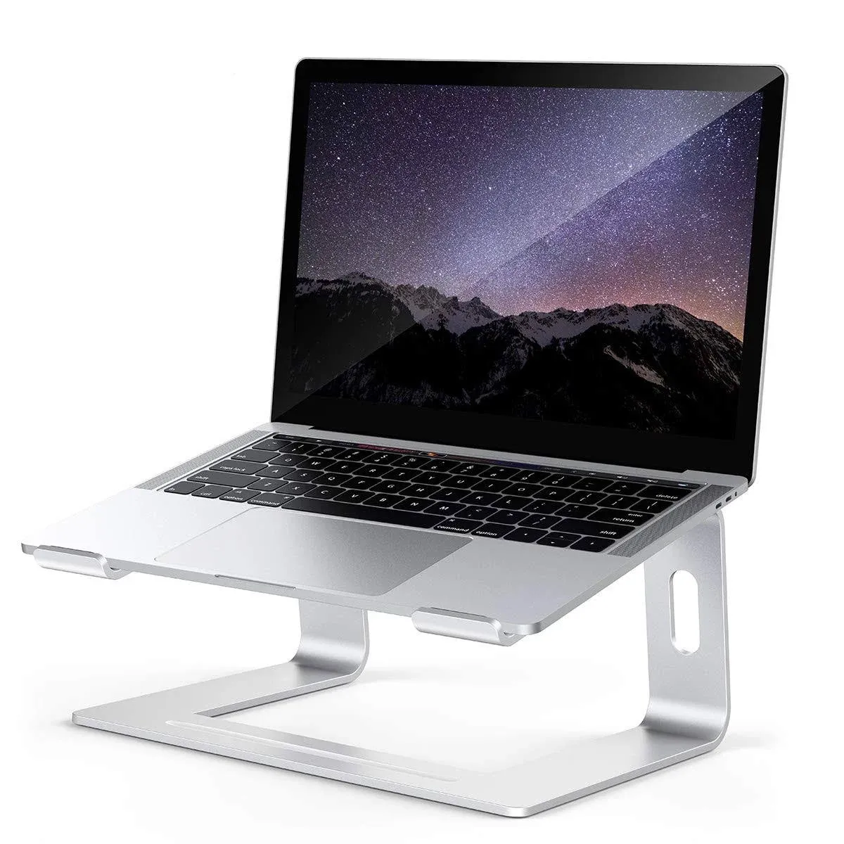 Laptop Stand for Desk, Detachable Laptop Riser Notebook Holder Stand Ergonomic Aluminum Laptop Mount Computer Stand, Compatible with MacBook Air Pro