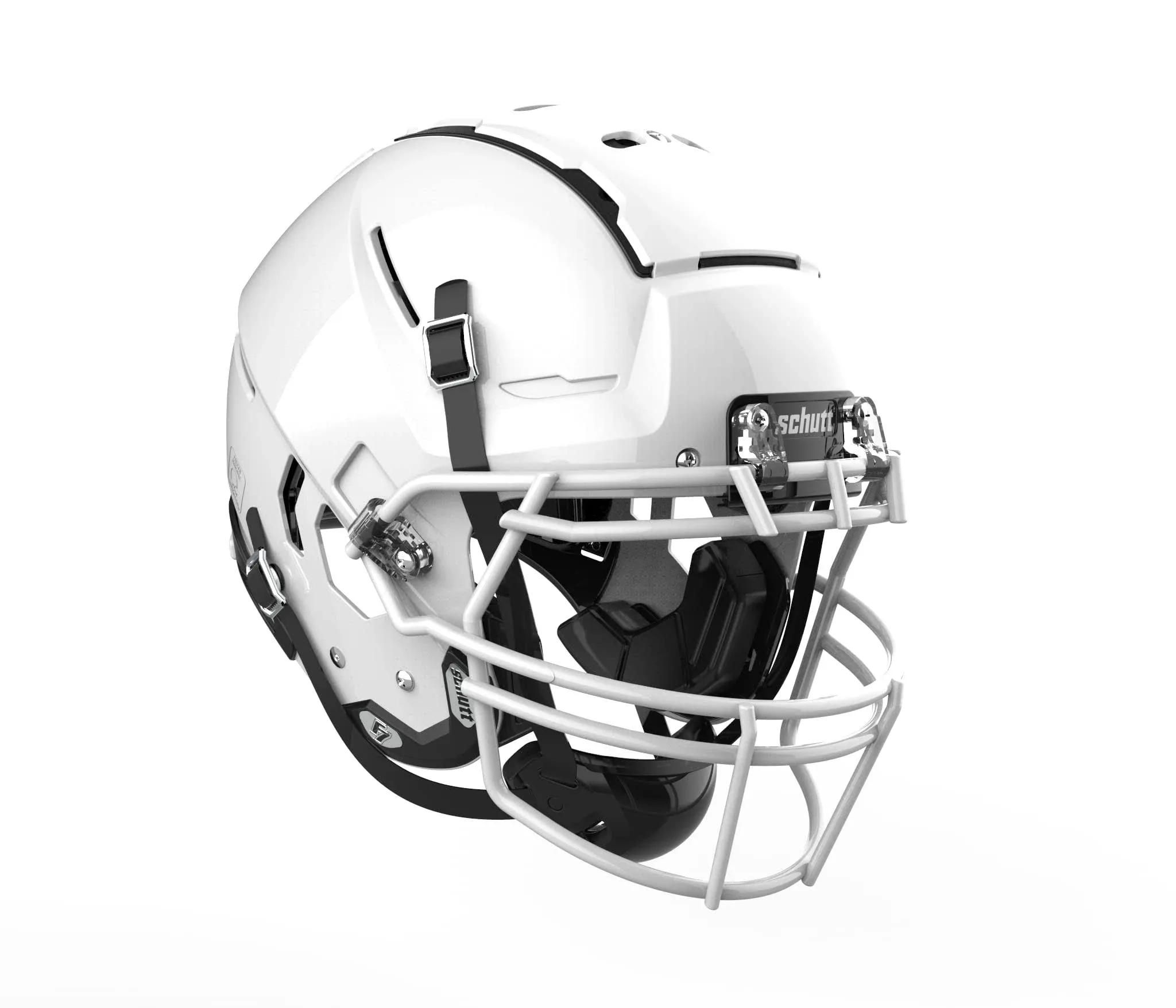 Schutt F7 2.0 Collegiate Football Helmet with Carbon Steel Faceguard