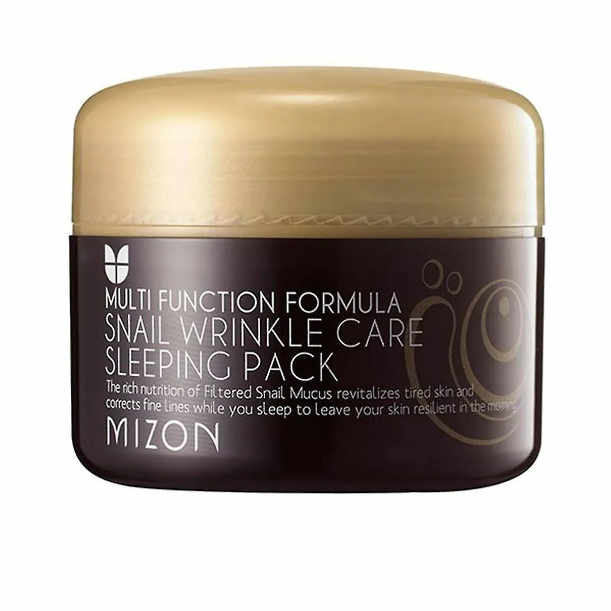 MIZON Snail Line, Snail Wrinkle Care Sleeping Pack, Nourishing mask, Firming mask, for damaged skin, anti-wrinkle care, (2.7 FL oz)