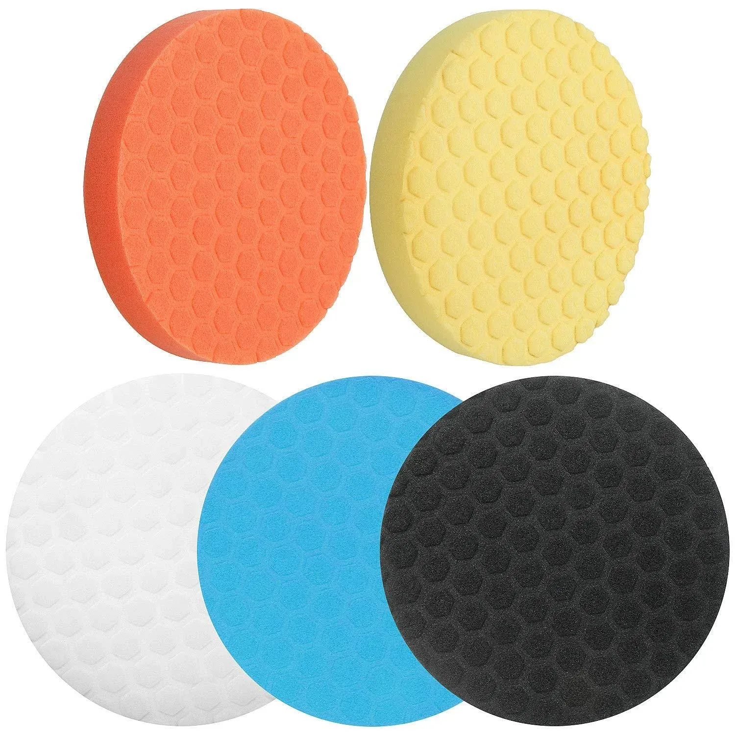 Polishing Pad 7  Car Waxing Polish Foam Sponge Kit Buffer Polisher Buffing Wheel