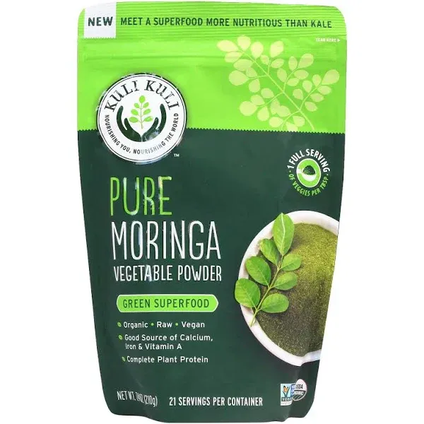 Organic Pure Moringa Powder (7.4 oz)