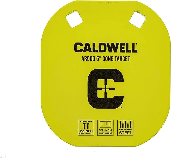 Caldwell AR500 5" Steel Gong Target