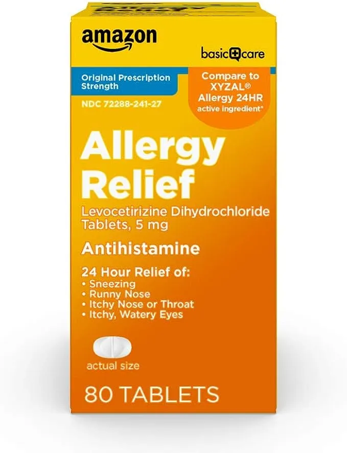 H-E-B Allergy Relief Levocetirizine Dihydrochloride 24 Hour Tablets