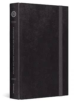 ESV Journaling New Testament, Inductive Edition (Black with Strap)