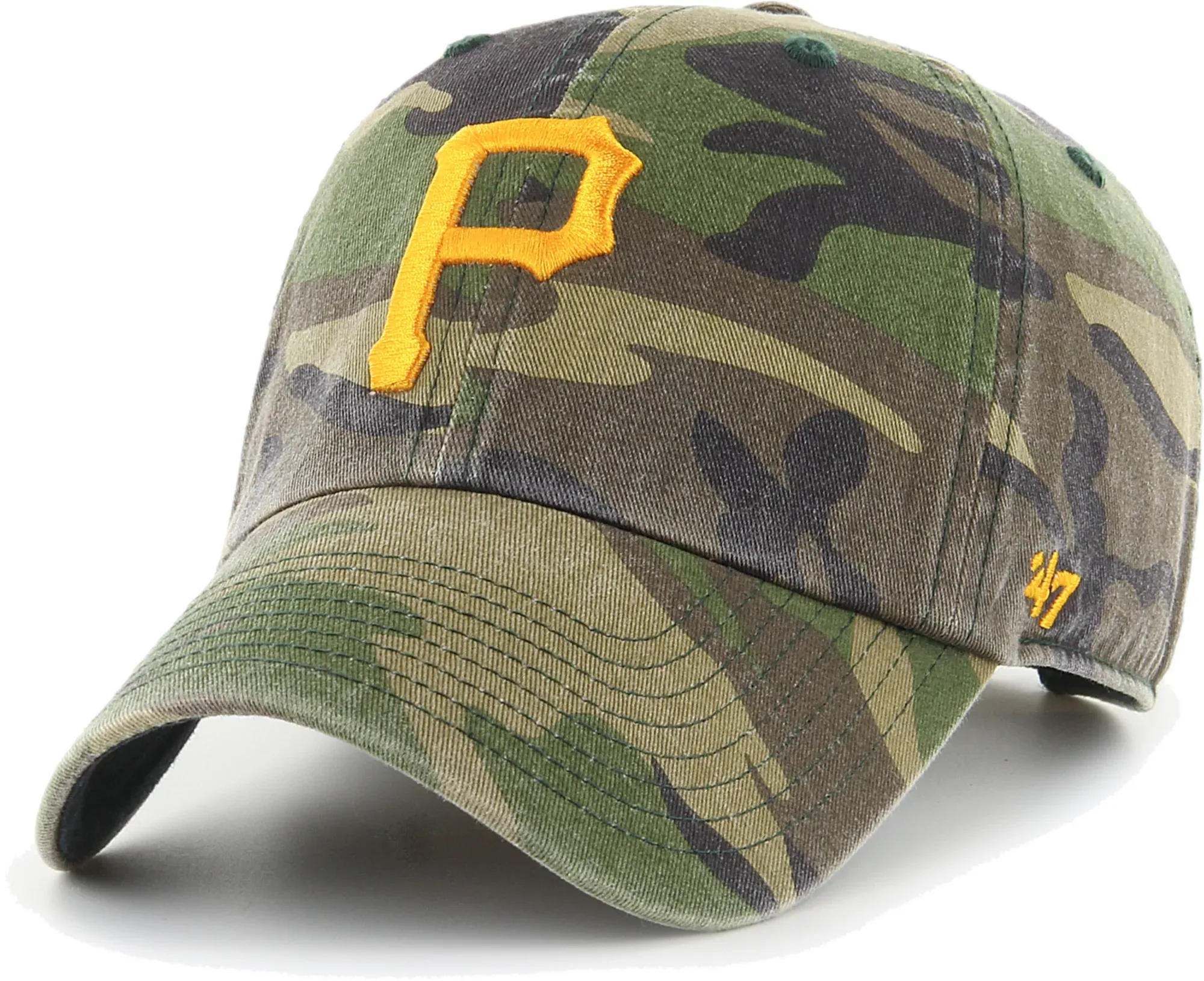 '47 Men's Pittsburgh Pirates Camo Clean-Up Adjustable Hat