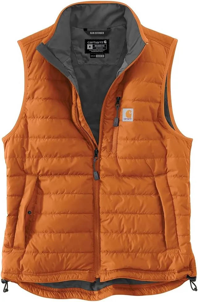 Carhartt Men's Rain Defender Relaxed Fit Lightweight Insulated Vest - Brown