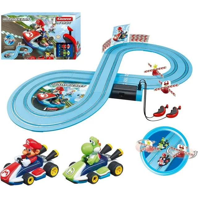 Carrera Track Nintendo Mario Kart Yoshi with Spinners (2.4m) 20063026 Modeling