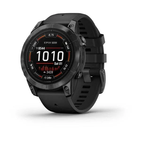 Garmin epix Pro (Gen 2), 42mm, High Performance Smartwatch, Advanced Training Technology, Built-in Flashlight, Whitestone