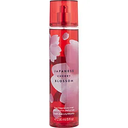 BATH &amp; BODY WORKS JAPANESE CHERRY BLOSSOM MOISTURE SHEA BODY CREAM MIST SET of 3