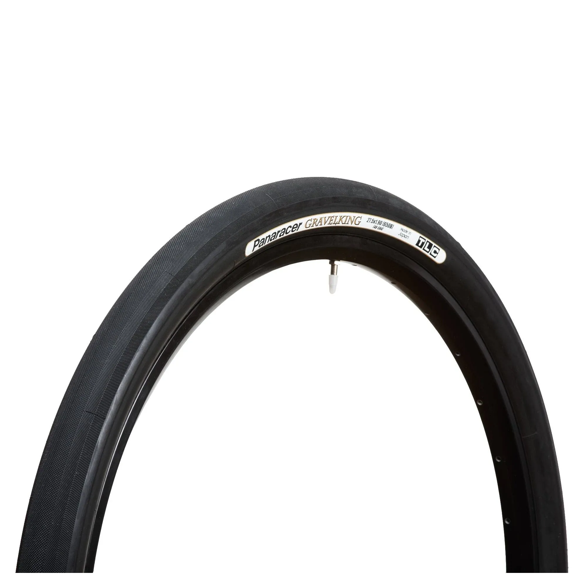 Panaracer Gravelking Slick Tubeless Gravel Tire (Black) (650b) (38mm) (Folding)