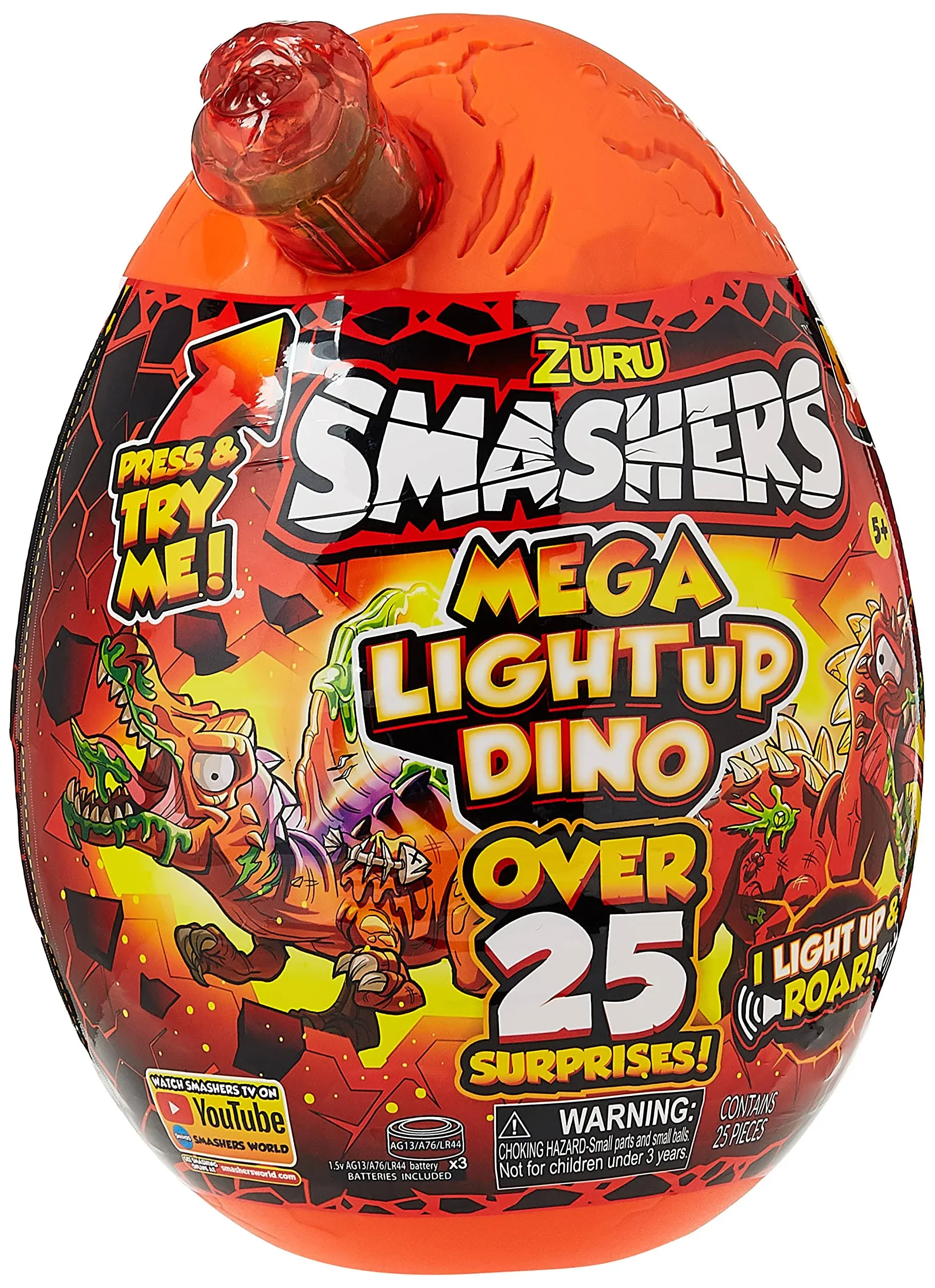 Smashers Series 4 Mega Light Up Dino Surprise Egg by ZURU