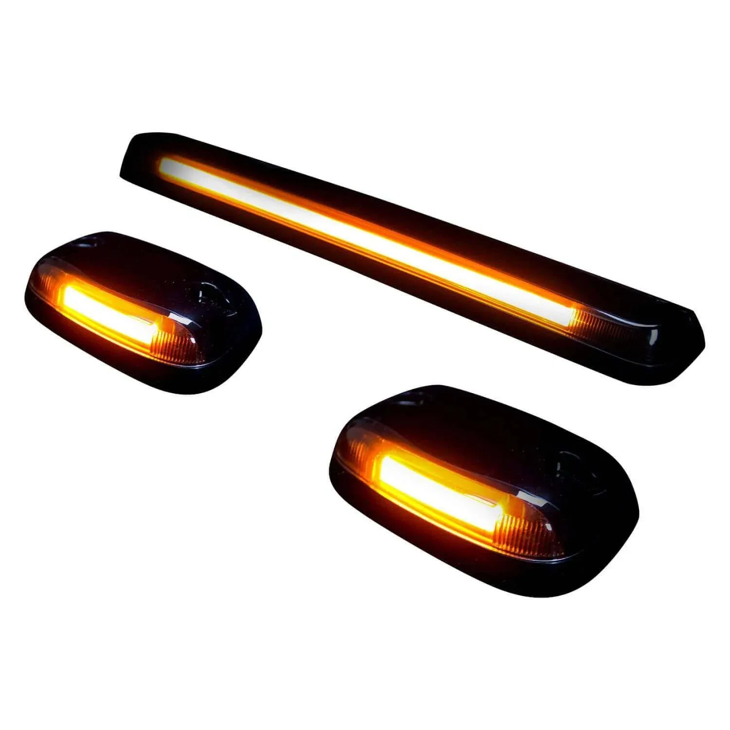 Recon Cab Roof Lights Smoked - 264156BKHP