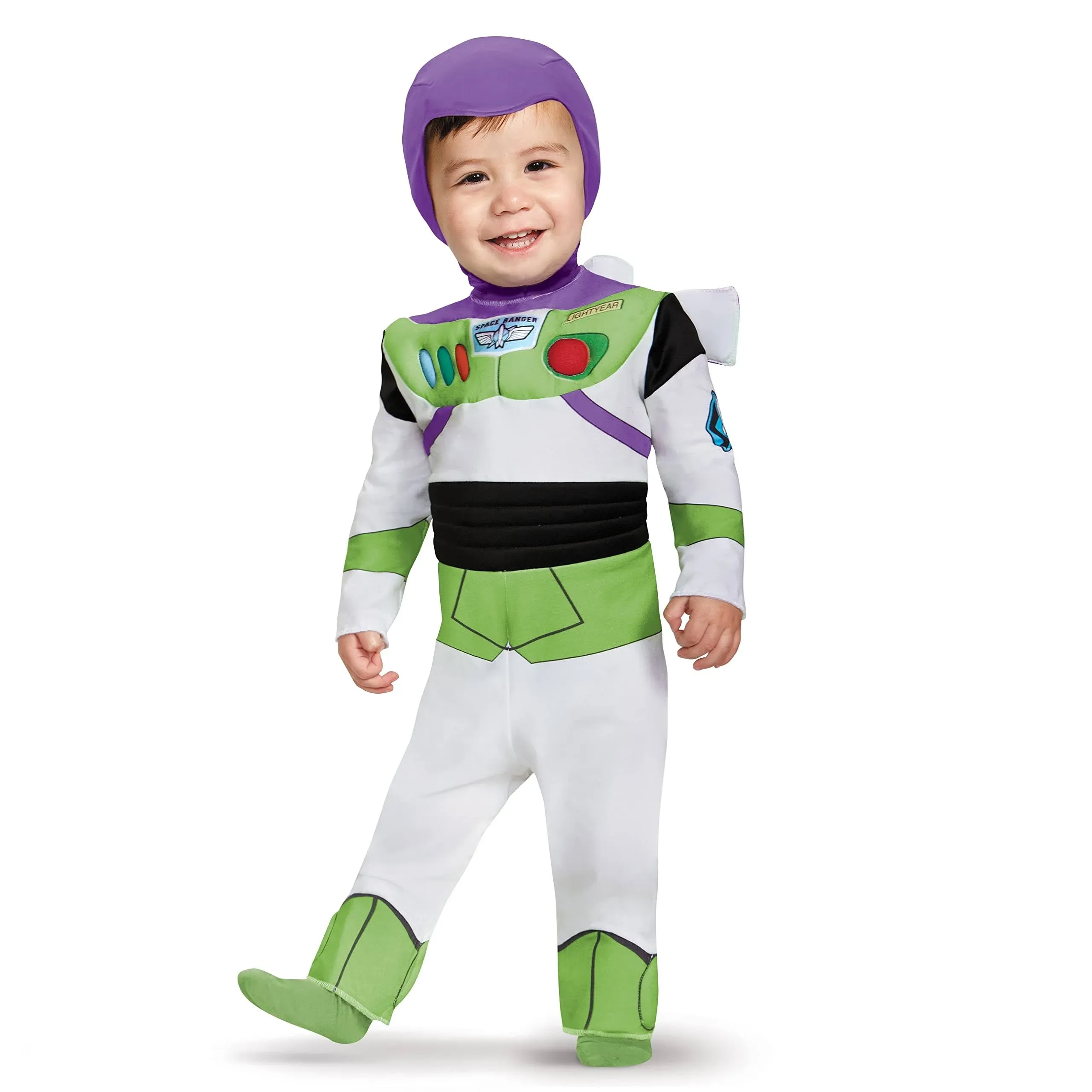 Disney Toy Story Buzz Lightyear Deluxe Infant Costume, 6-12 months, Multi-colored