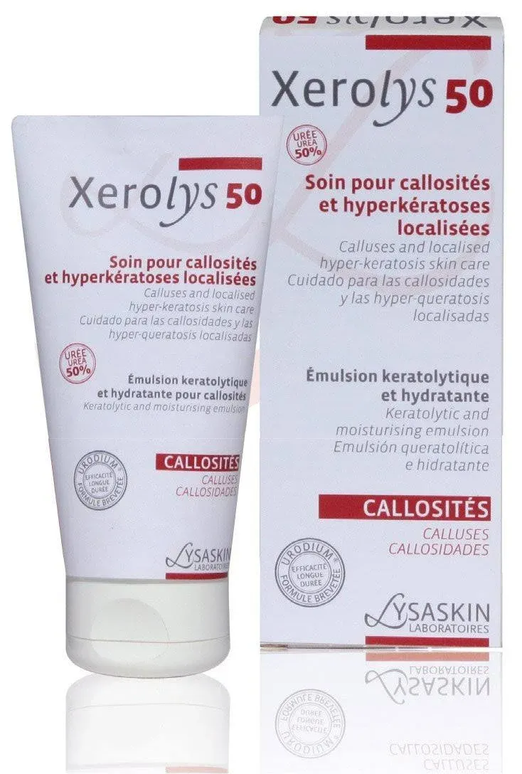 Xerolys 50 Healing Urea Cream 50% for Dry Skin Knees, Elbows 40 ml