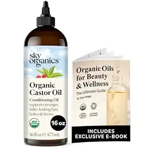 Sky Organics huile de ricin biologique