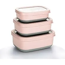 Lille Home Munchbox-set of 3-Pink