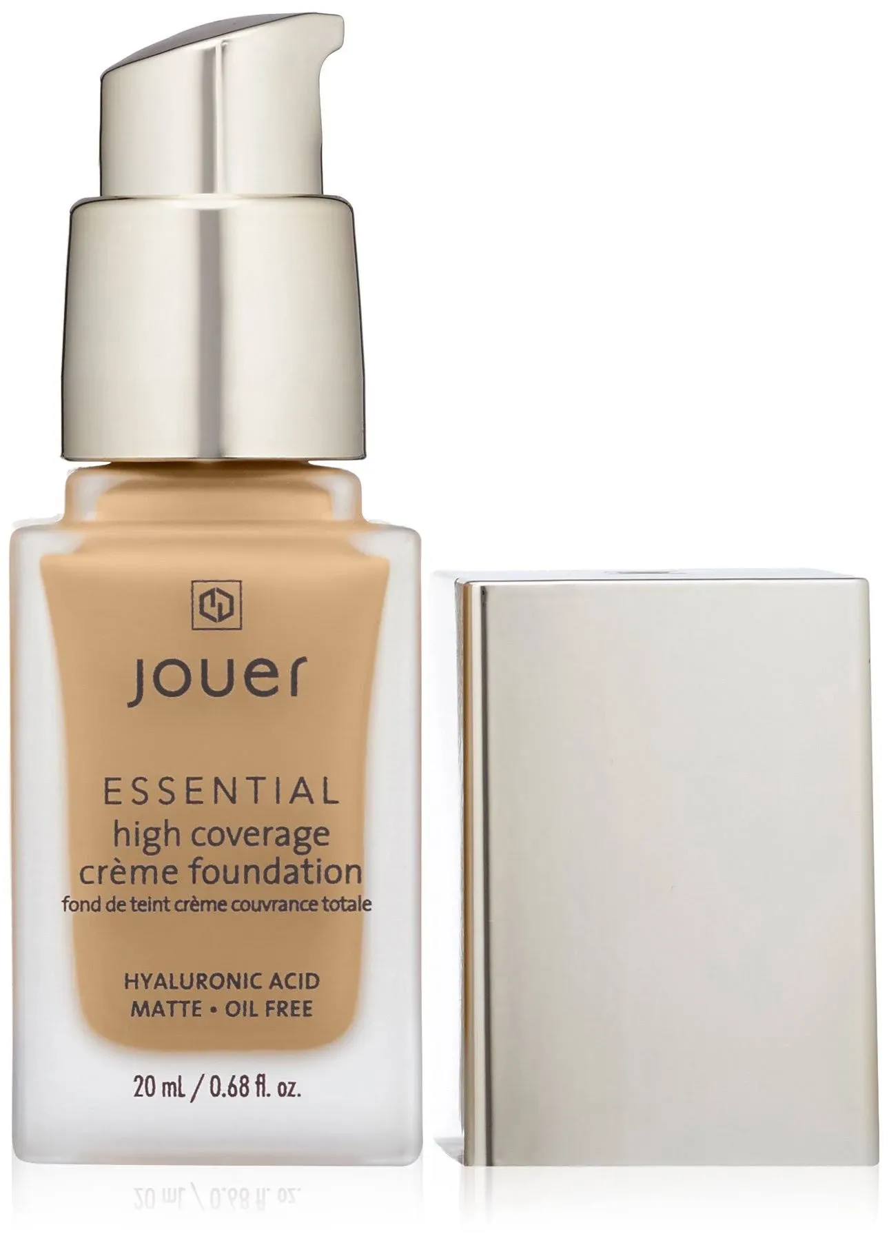 Jouer Essential High Coverage Crème Foundation - Available in 50 Shades for All Skin Tones - Healthy Ingredients - Paraben, Gluten & Cruelty Free - Vegan Friendly