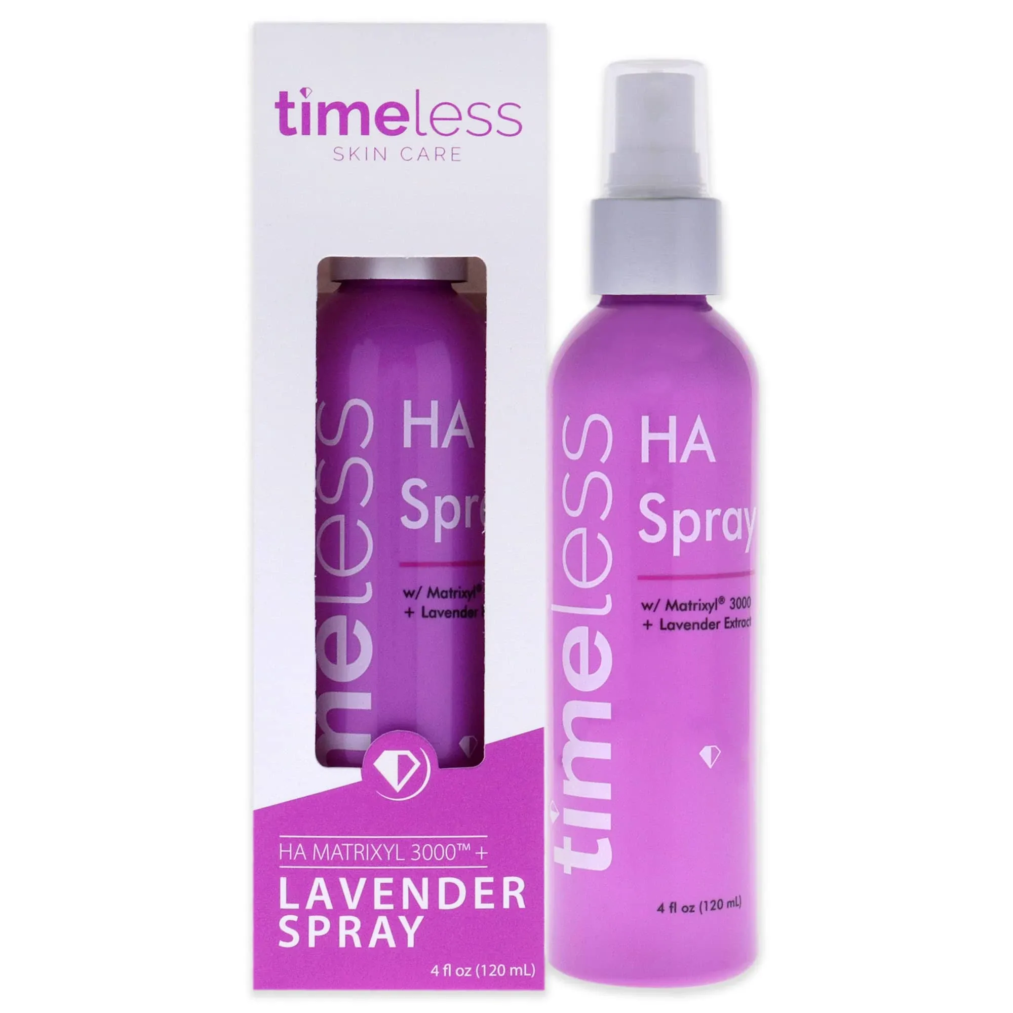 Timeless Skin Care HA (Hyaluronic Acid) Matrixyl 3000 Lavender Spray 120ml/4oz