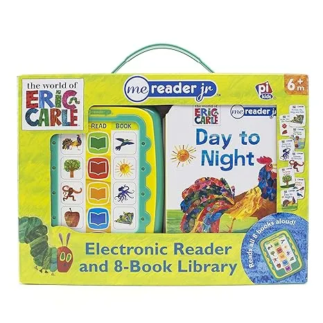 World of Eric Carle: Me Reader Jr 8-Book Library and Electronic Reader Sound Book Set