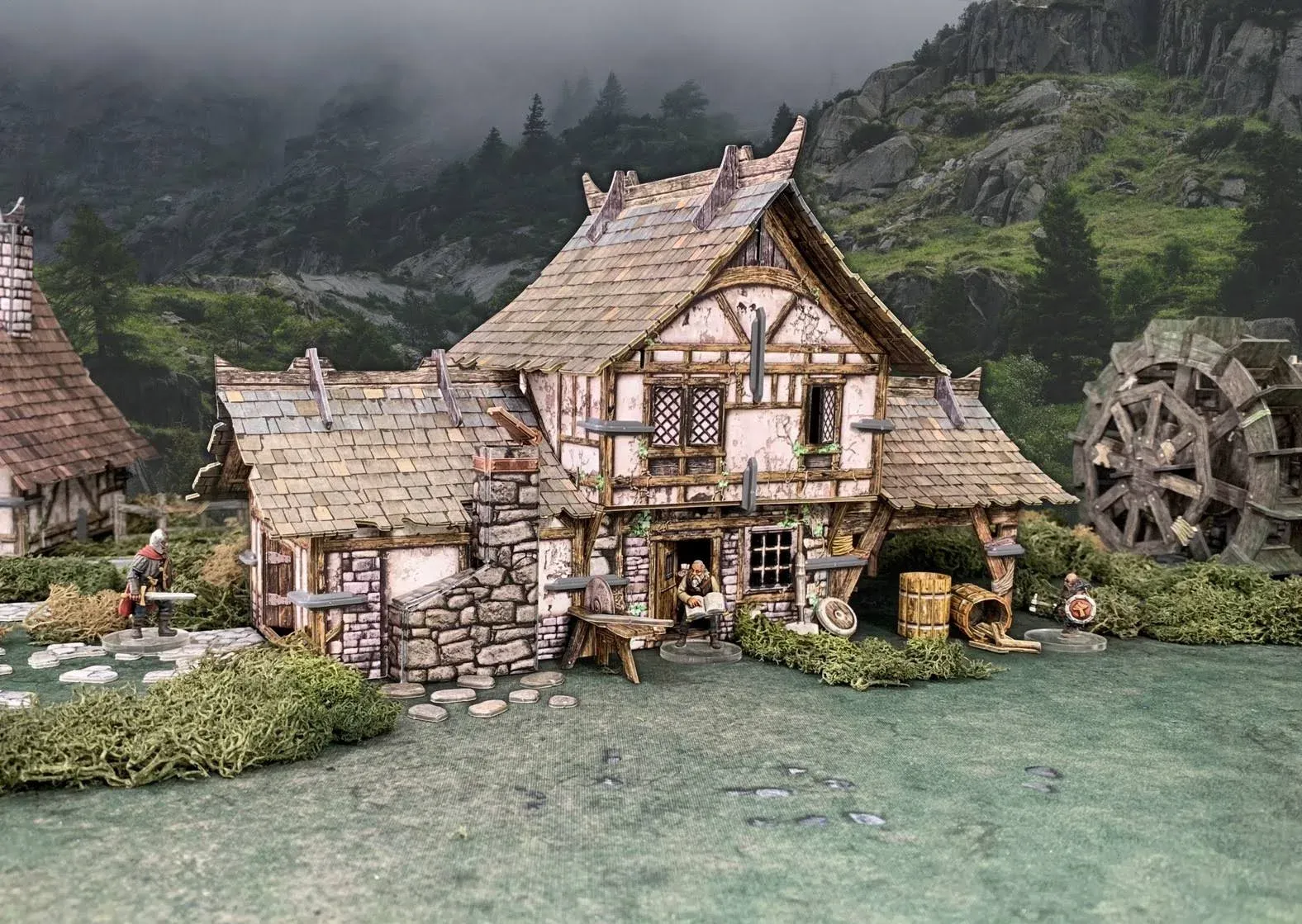 Fantasy Terrain Blacksmith&#039;s Forge - D&amp;D Warhammer DND Village Town Scenery THG