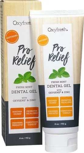 Oxyfresh Pro Relief Dental Gel Fresh Mint - 4 oz