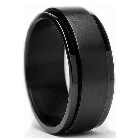 Stainless Steel Spinner Fidget Ring