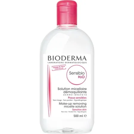 Bioderma - Sensibio - H2O Micellar Water - Makeup Remover Cleanser - Face Cleanser for Sensitive Skin