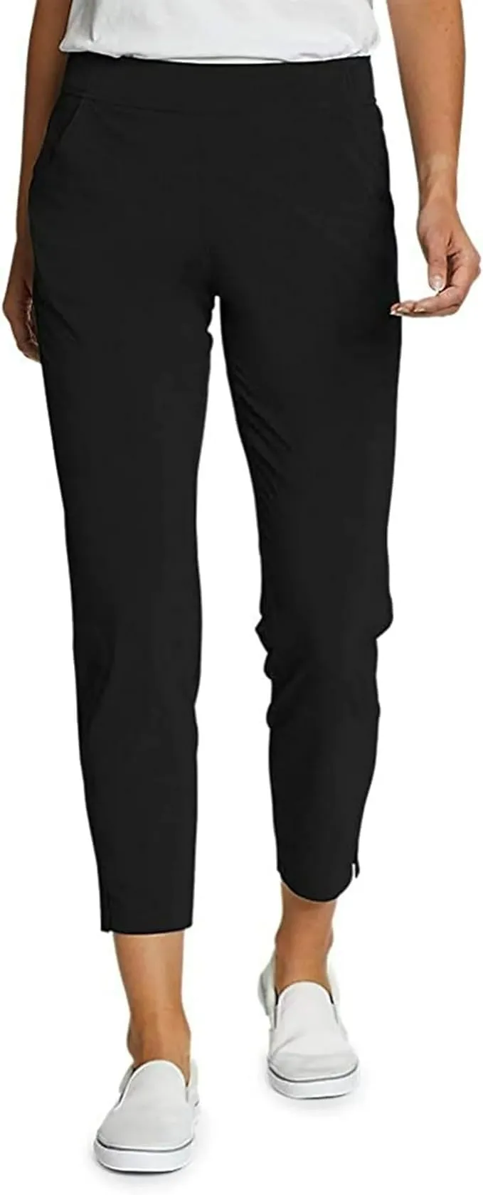 Eddie Bauer Women's Traveler Ankle Pants | Black, X-Large