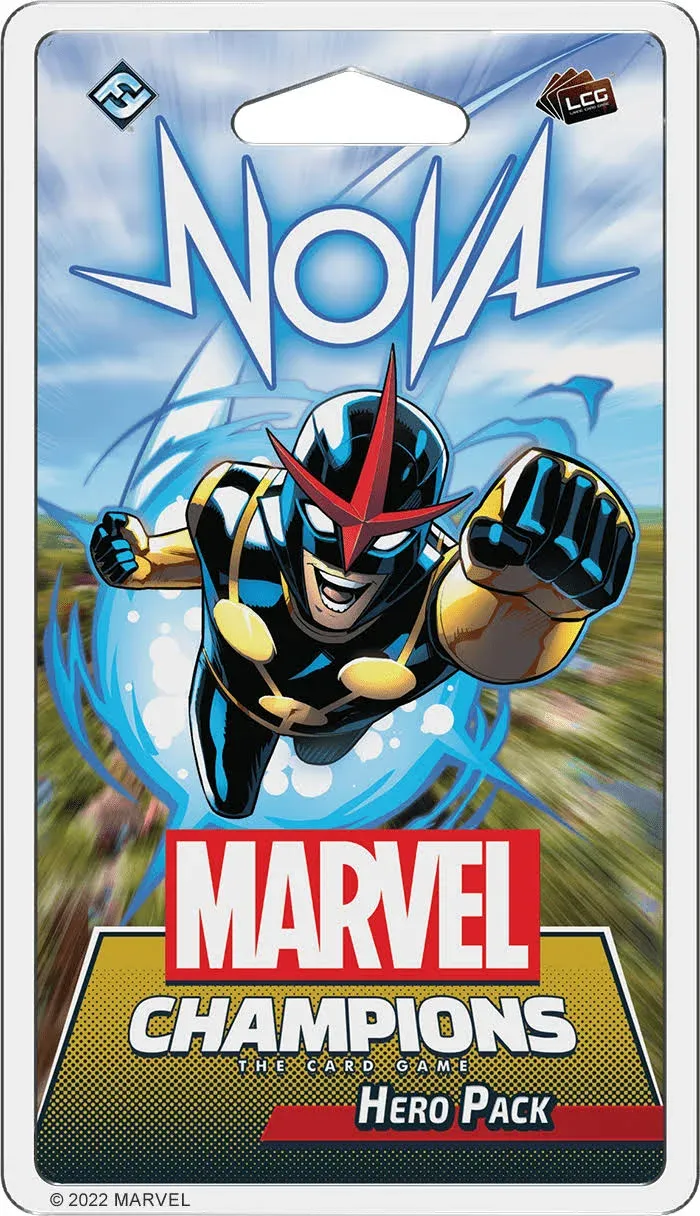 Marvel Champions The Card Game Nova HERO PACK - Superhero Strategy Game, Cooperative Game for Kids and Adults, Ages 14+, 1-4 Players, 45-90 Minute Playtime, Made by Fantasy Flight Games