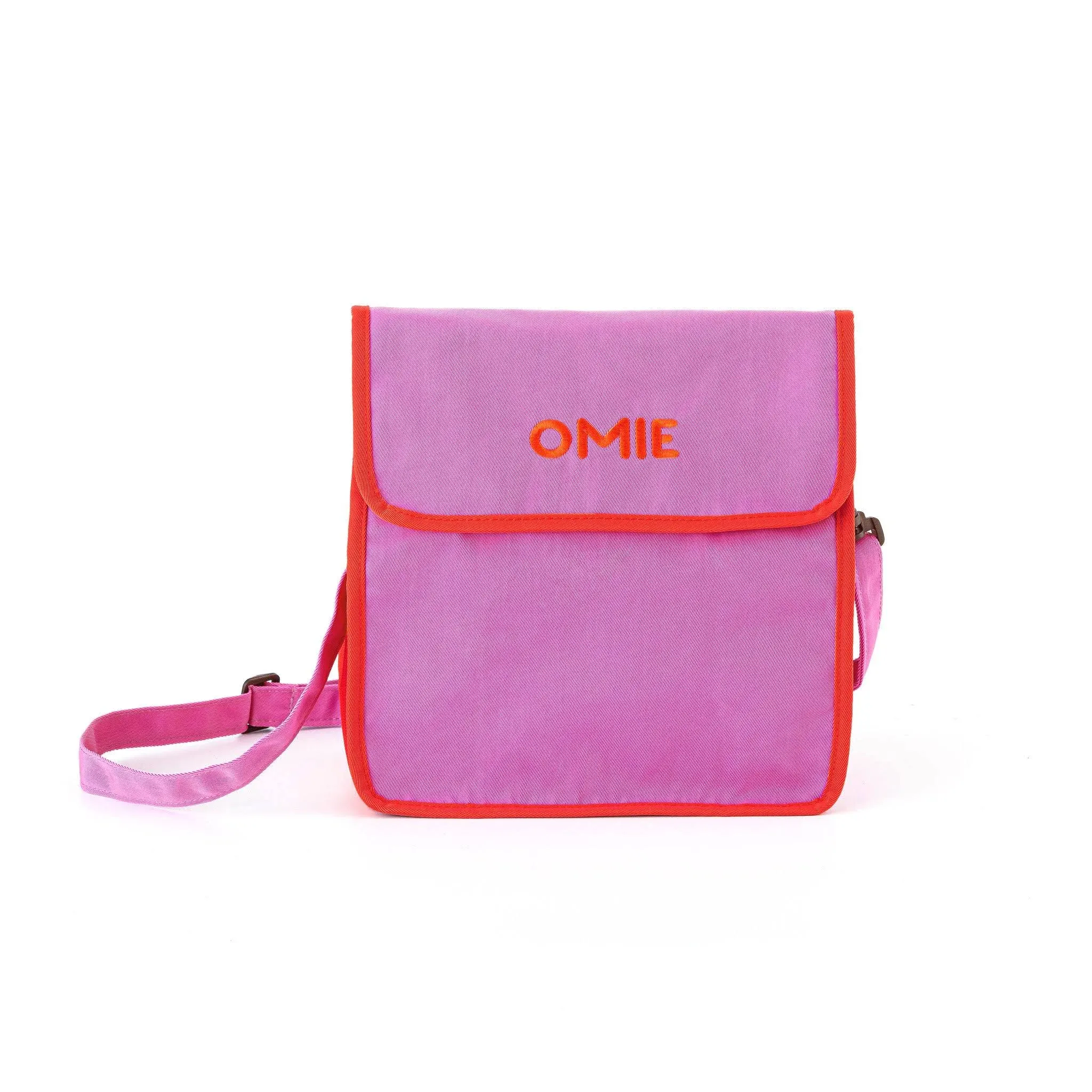 Omielife Insulated Nylon Lunch Tote - Pink